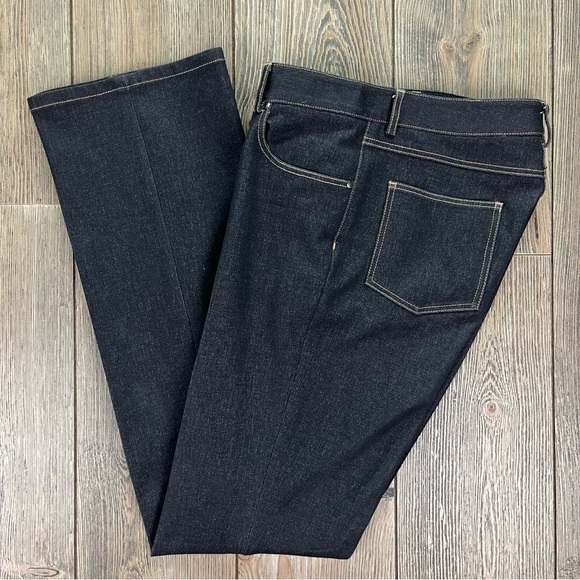 SOLD! Elie Tahari Tailored Denim Bootcut Trousers - Picture 2 of 9